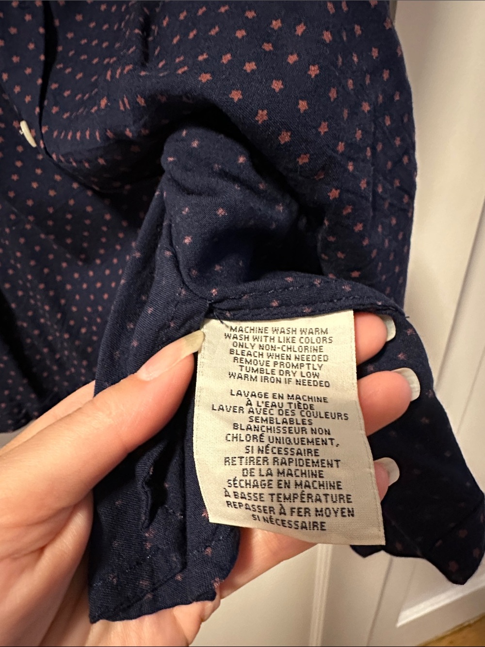 Ralph Lauren Denim & Supply Navy Star Print V-Neck Dress - Picture 7 of 9